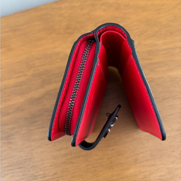 Christian Louboutin Black and Red Wallet - Picture 4 of 7